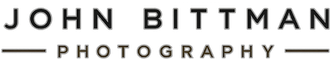 John Bittman Photography logo in black and white with a horizontal line separator