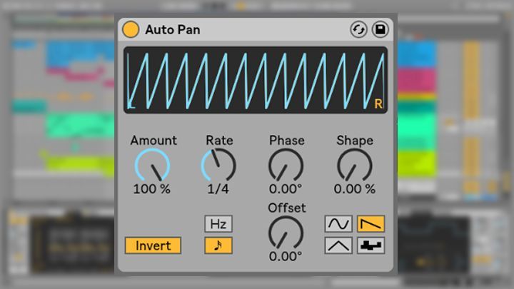 A computer screen with a waveform and a button that says invert