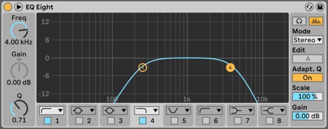 A computer screen shows a graph that says eq eight