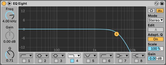 A computer screen shows a graph of eq eight