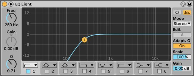 A computer screen shows a graph of eq eight