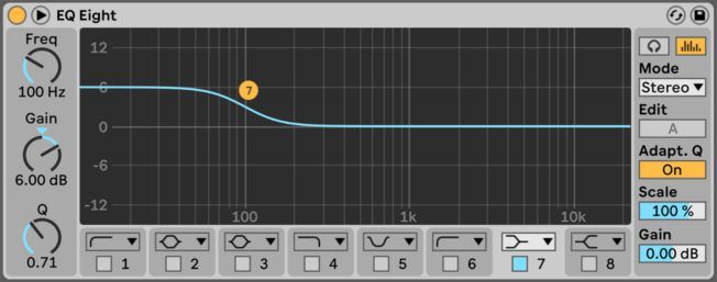 A computer screen shows a graph of eq eight