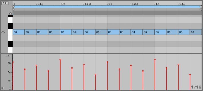 A computer screen shows a sequence of numbers starting with 1/16
