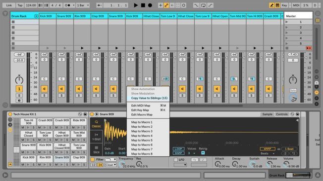 A computer screen shows a mixer with a lot of buttons on it