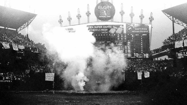 Disco Demolition Night at Comiskey Park