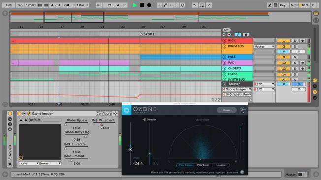 A computer screen with a few lines of music on it