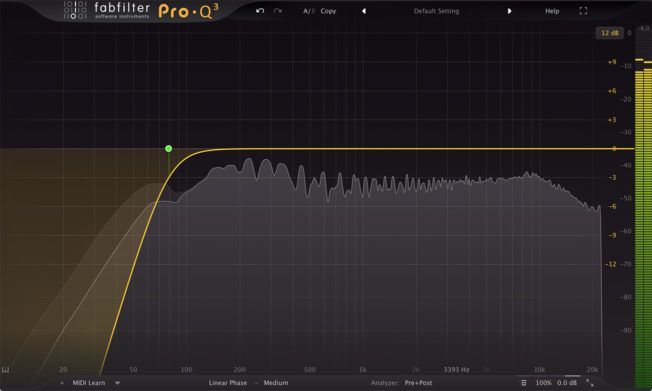 A computer screen shows a graph of a sound wave.