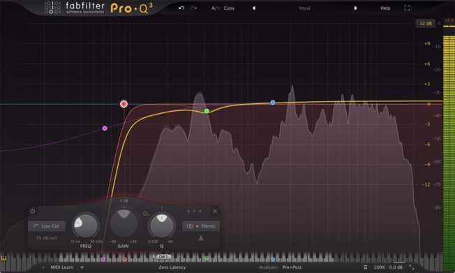 A computer screen shows a graph of a sound wave.