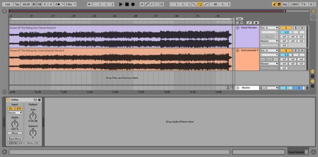 A computer screen with a few lines of music on it