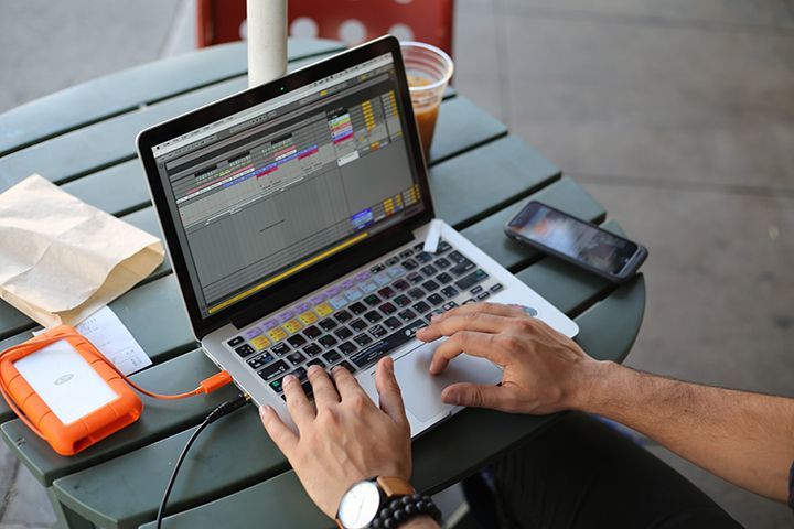 Online music production workshops and tools