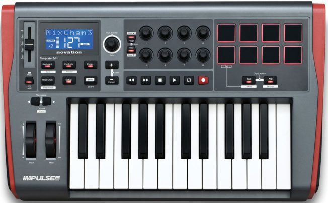 A keyboard with the number 1127 on the screen