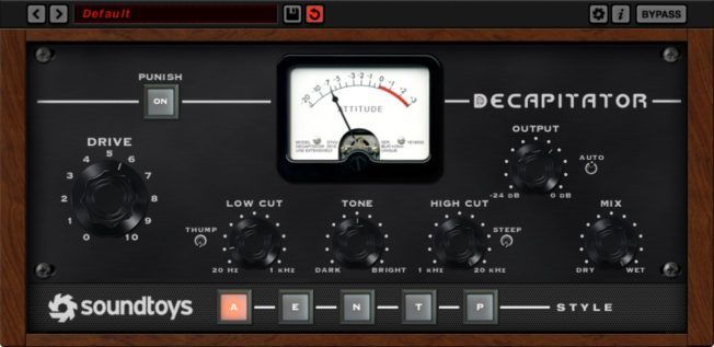 A soundtoys device with a meter on it
