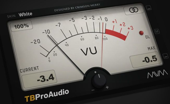A tbpro audio device shows a current reading of 3.4