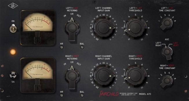 UAD Fairchild 670 Tube Compressor