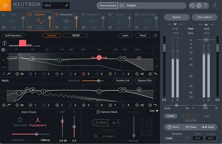A screenshot of a computer program called neutron.