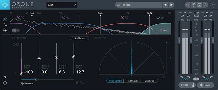 A screenshot of the ozone app on a computer.