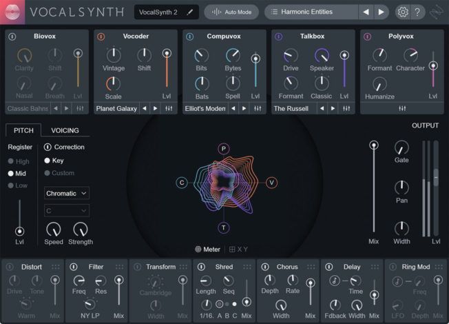 A screenshot of a vocal synth app on a computer.