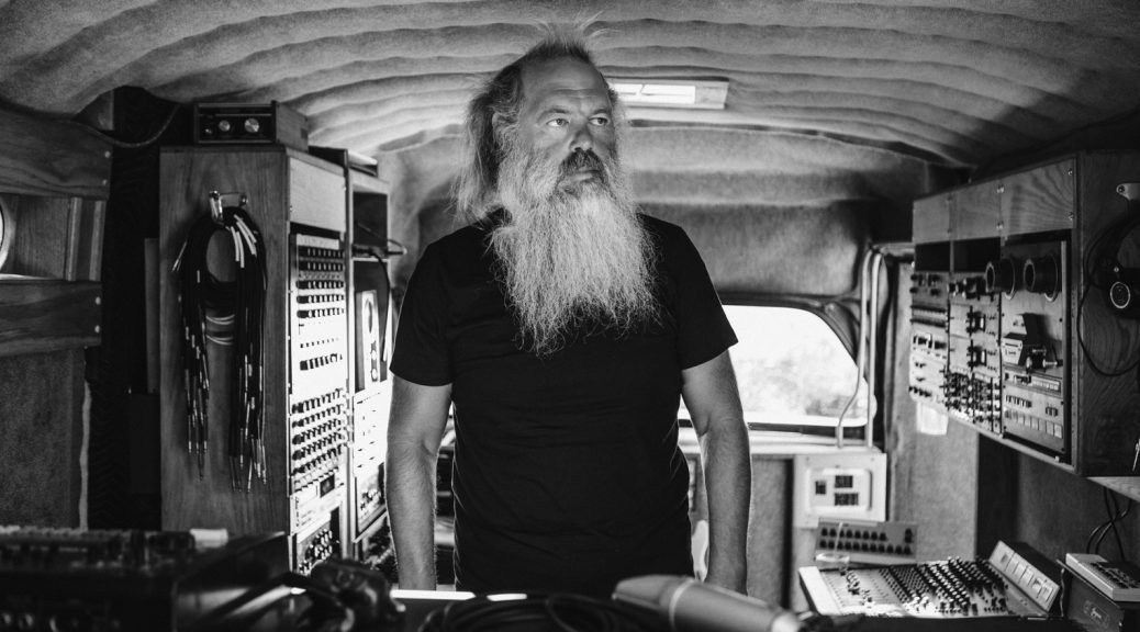 rick rubin in his minimalist studio