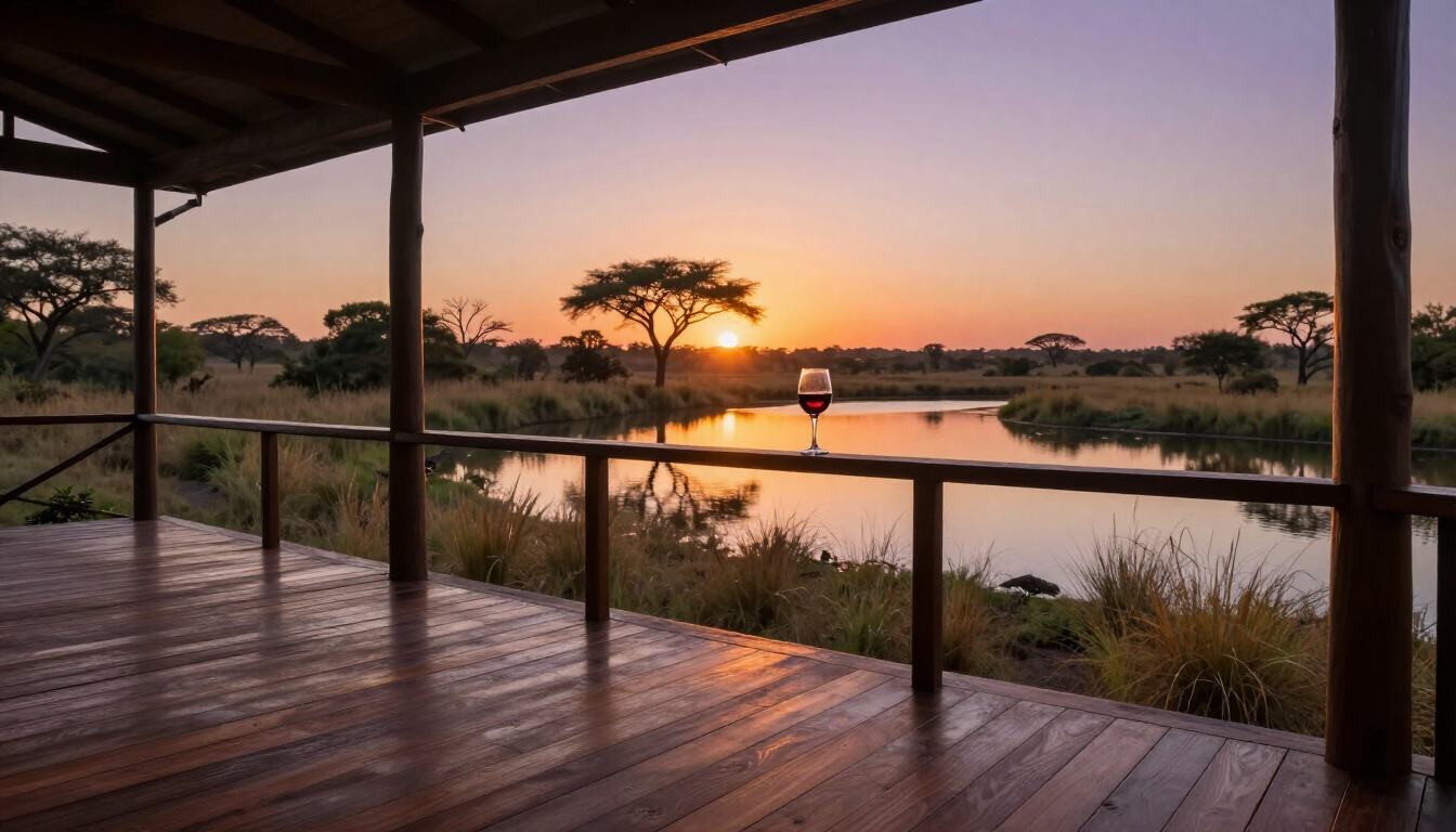 Luxury safari lodge in South Africa