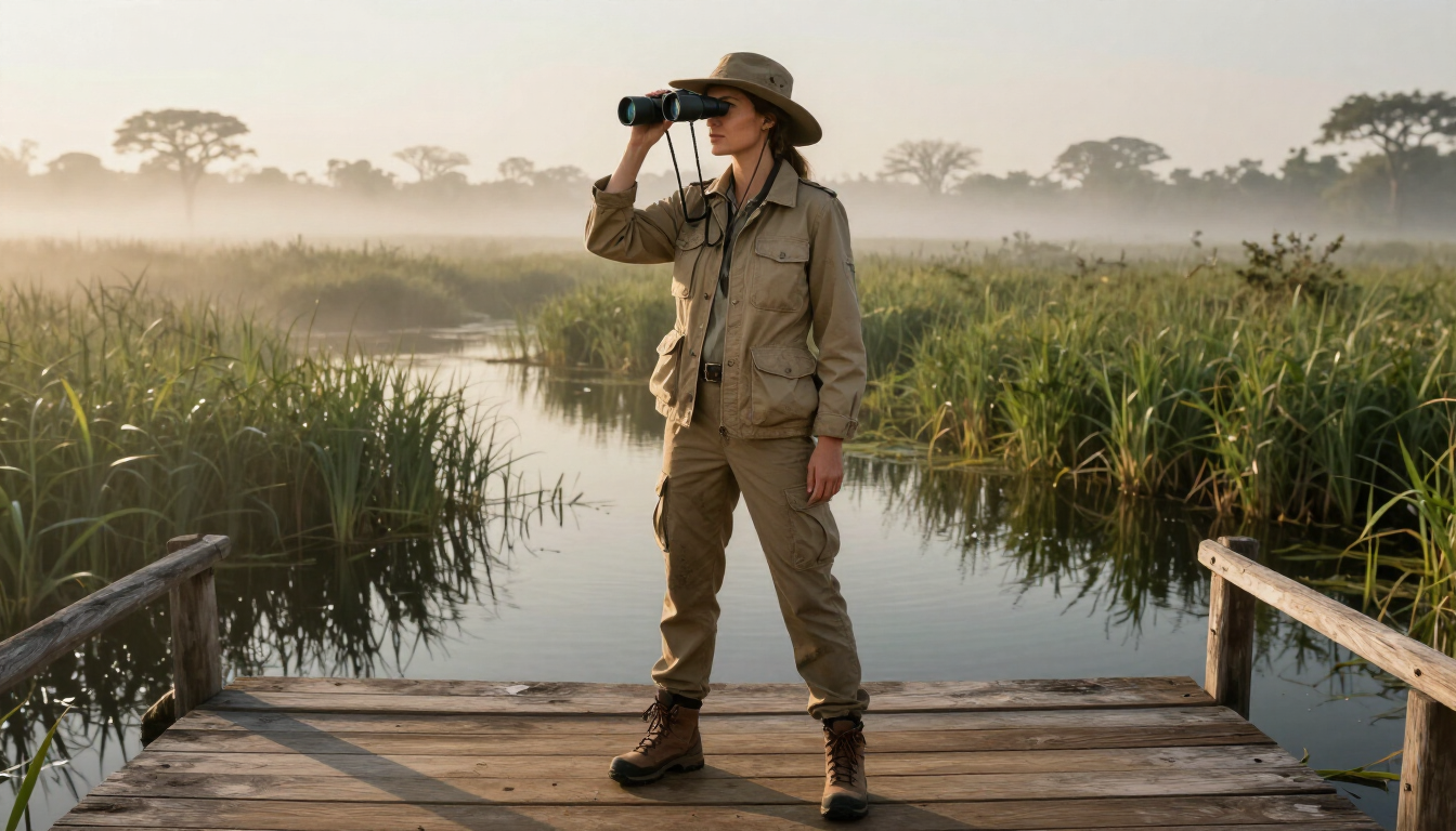 Solo traveler in Africa