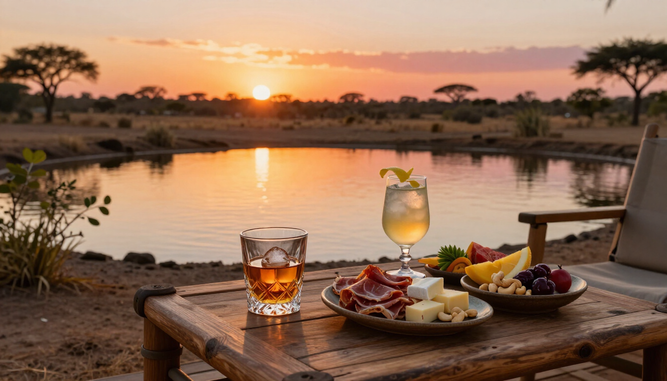 Sundowner in the Savanna