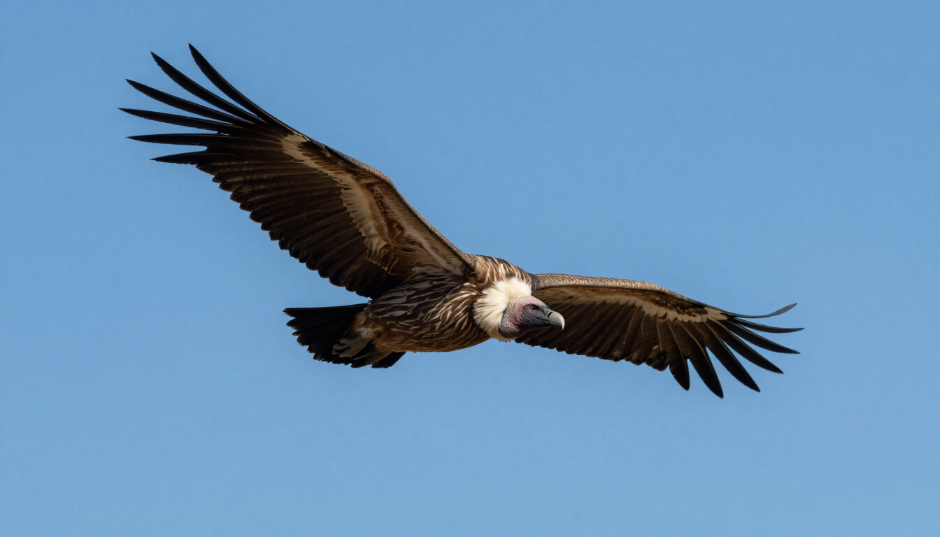 Vulture in Flight
