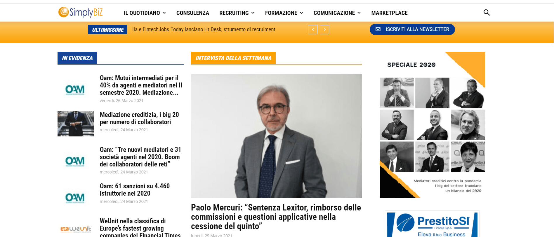 Simblybiz cessione quinto Lexitor Mercuri