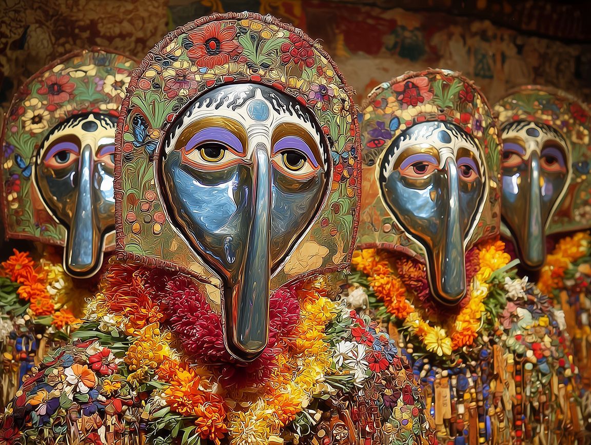 Neferdush Face Dancer costumes