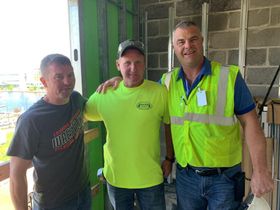 smiling construction contractor