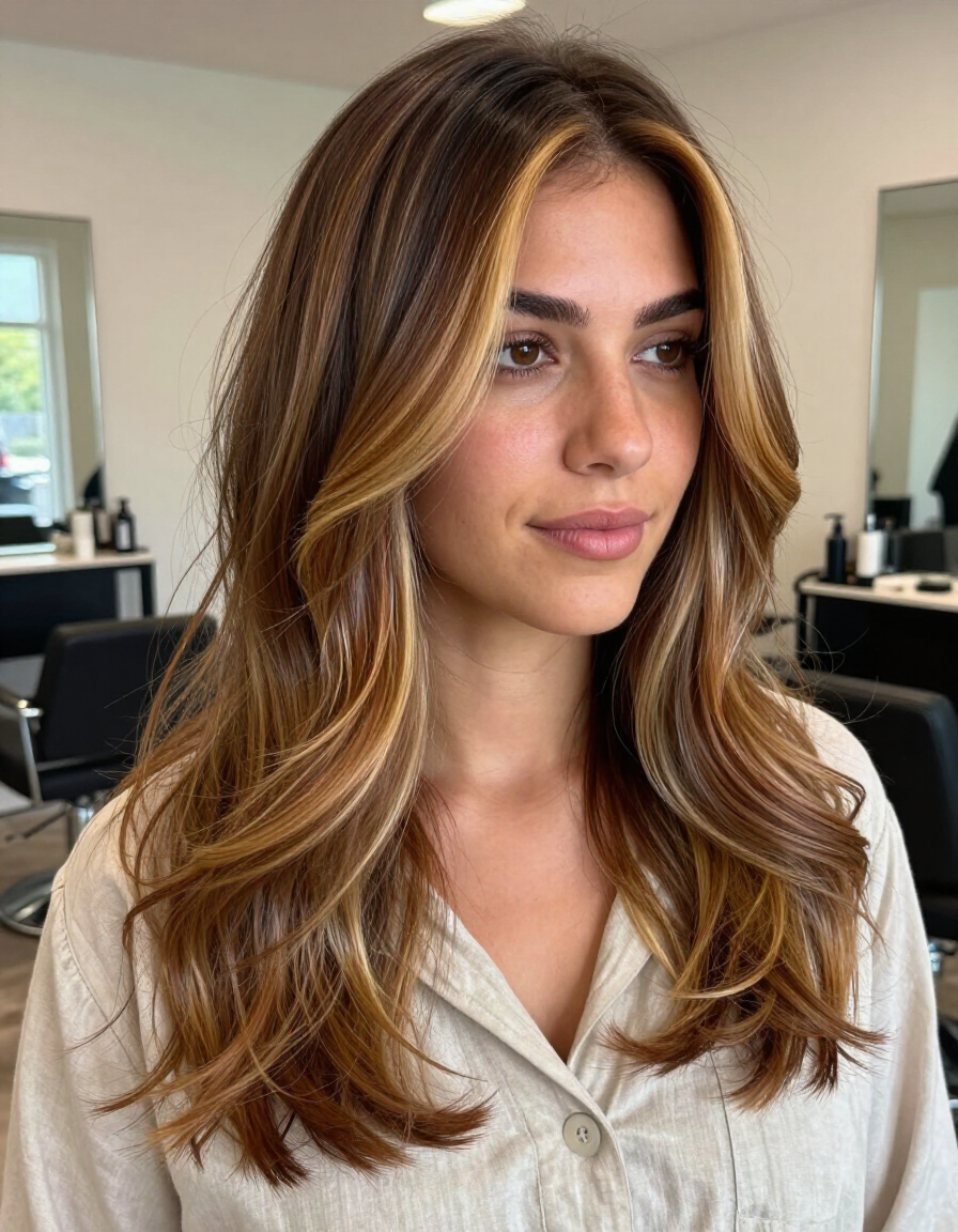 Balayage color melt