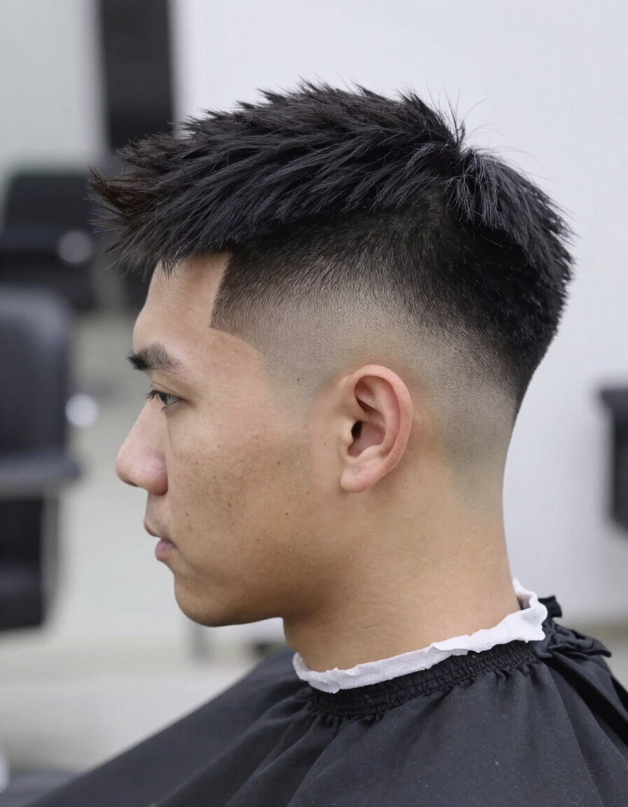 Men's fade haircut