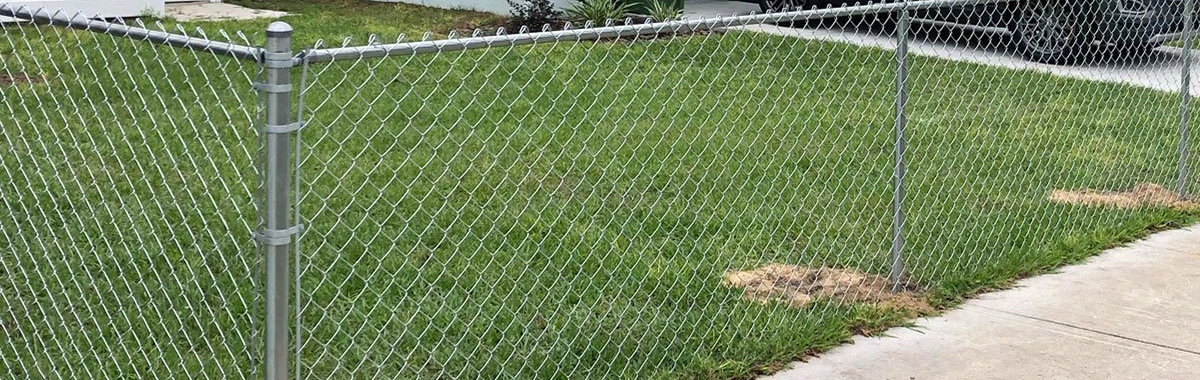 simple chain link fence