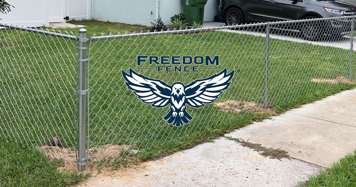 Chain link fence in clearwater florida