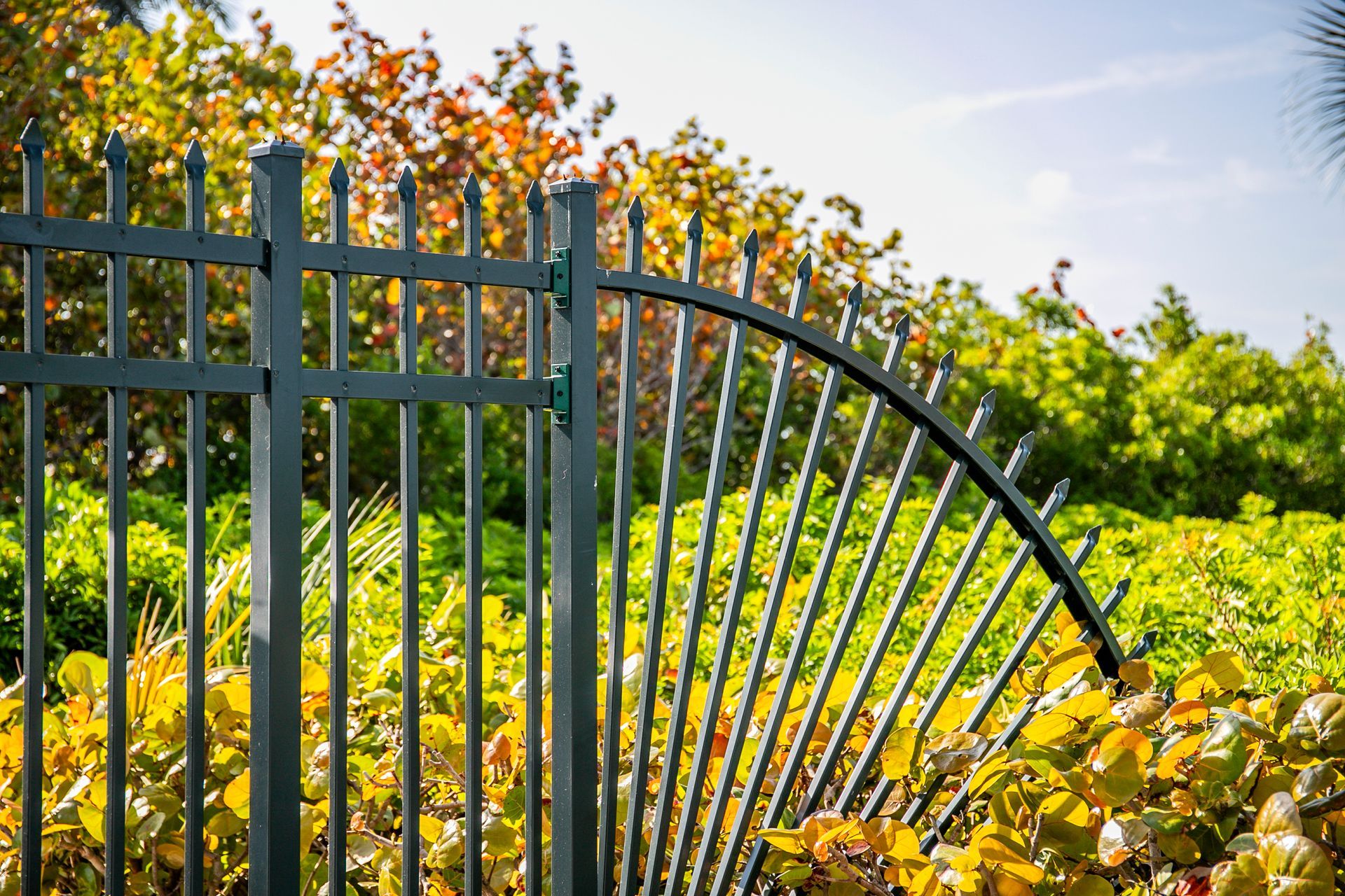 custom made aluminum fence