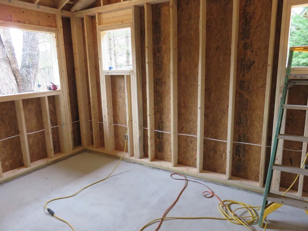 A room under renovation construction in Black Mountain, NC