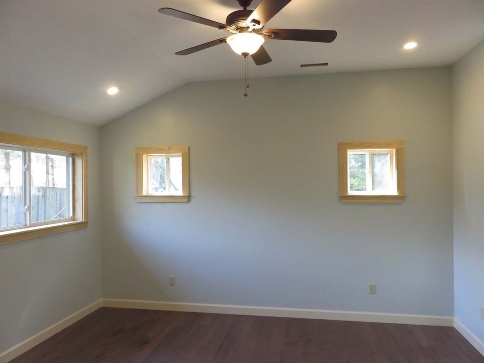 A renovated room by a custom home builder in Asheville, NC. 