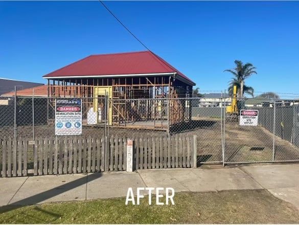 Demolition In Progress — Bairnsdale, VIC — Sproule’s Demolition & Asbestos Removal