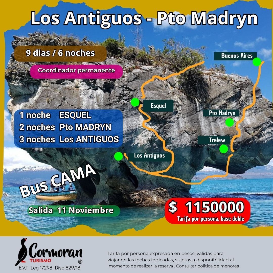 Los Antiguos - Pto Madryn - Esquel