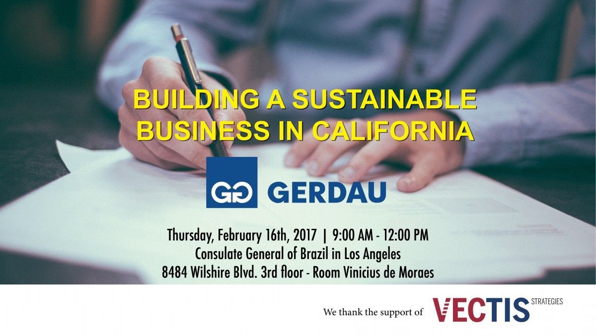 Poster for a Gerdau event