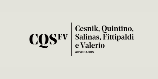 Logo for CQSFV law firm: initials to the left and full name, contact information to the right on a beige background.