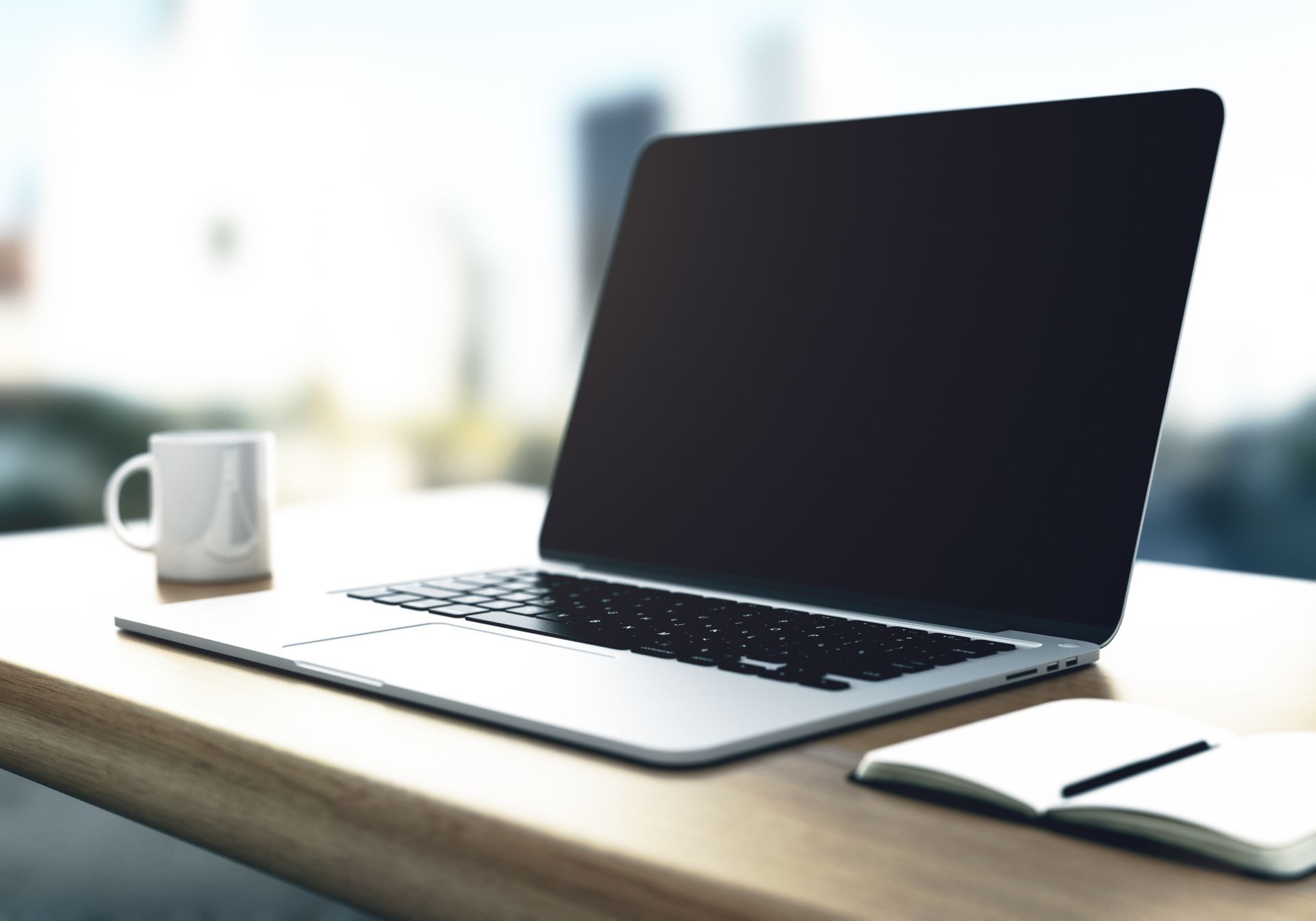 Using a laptop