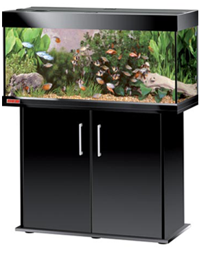 a black fish tank