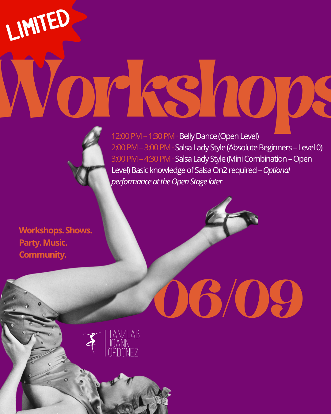 Salsa Lady Style - From Zero (1-hour workshop)