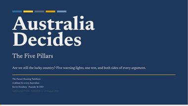 Australia Decides: The Five Pillars cover