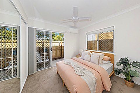 Living area in a completed self-contained rooming house suite at Nudgee, Brisbane