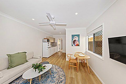 Ensuite bathroom in a completed self-contained rooming house suite at Nudgee, Brisbane