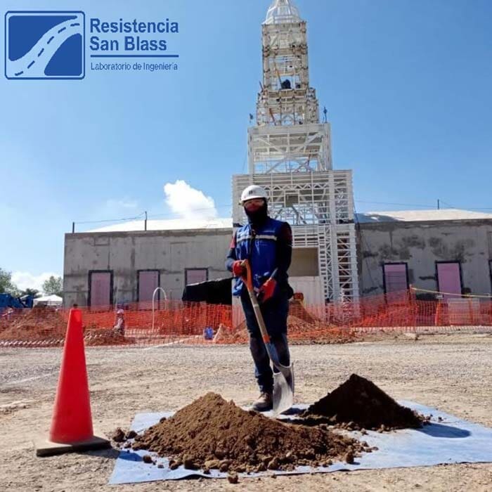 MUESTREO OBRA TEMPLO DE LA IGLESIA DE-JESUCRISTO-DE-LOS SANTOS DE LOS ÚLTIMOS DIAS - RESISTENCIA SAN BLASS