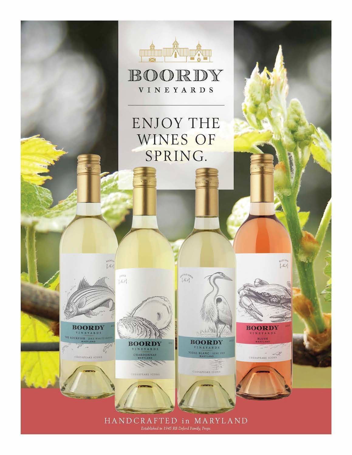 Spring Wines case card
