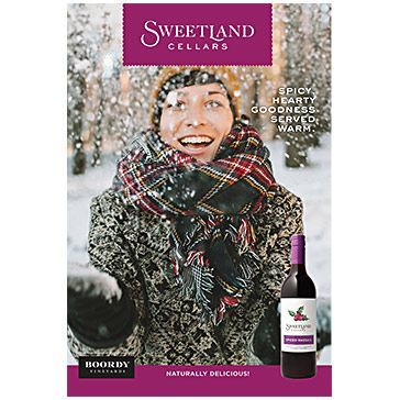 Spiced Wassail Lady in Snow case card