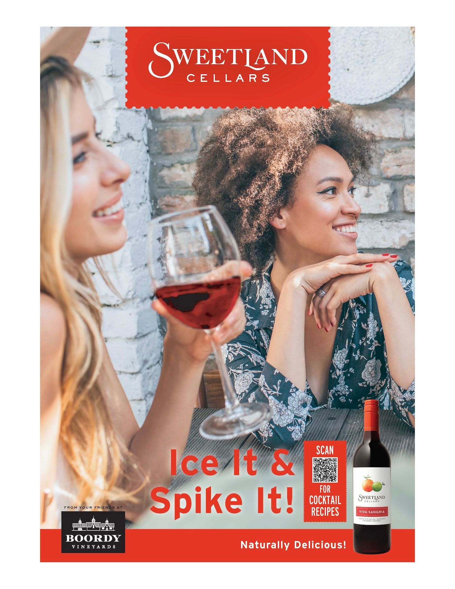 Viva Sangria with Cocktail QR case card